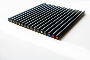 FSC 10mm Jumbo Colored Mixte Pastels Haute Qualité Noir Bois <span class=keywords><strong>arc</strong></span>-<span class=keywords><strong>en</strong></span>-<span class=keywords><strong>ciel</strong></span> Crayons de Coloriage pour Scohool/artiste - Product Image 6