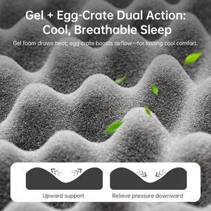 Colchón de Espuma Gruesa y Cómoda de Estilo Moderno con Buena Elasticidad y Funda Extraíble para Muebles de Dormitorio - Product Image 5