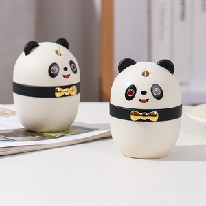 Panda <b>Toothpick</b> Holder Automatic Plastic Cute Animal Design For Living Room Kitchen Use - Product Image 4