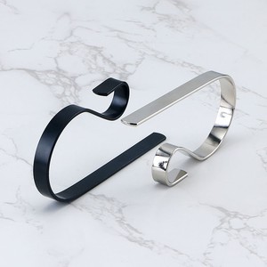 Stainless Steel Metal <b>Hooks</b> 120x10mm Multifunctional <b>Wall</b> <b>Hooks</b> <b>For</b> Clothing Storage Behind Doors Or On <b>Walls</b> - Product Image 2