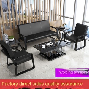 Bộ <span class=keywords><strong>sofa</strong></span> văn phòng mô-đun hiện đại đơn giản với Bàn cà phê cho văn phòng tại nhà khách sạn ăn uống sử dụng ba người - Product Image 2