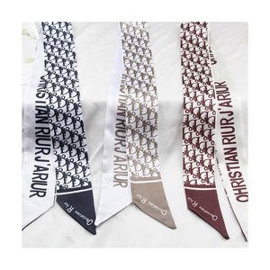 Set de Pañuelos de Seda y Accesorios para el Cabello para Mujer, Má<span class=keywords><strong>s</strong></span> Vendidos, con Lazo Largo y Dulce para Venta al por Mayor y Decoración de Bolsos - Product Image 3