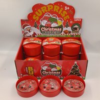 Nouveau Jouet Anti-Stress Squishy Dumpling Lumineux Noël Maltose Boîte Mystère Surprise Anti-Stress à Presser 14+ Fête