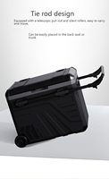 Glacière de camping et de voyage 45L avec panneau solaire, refroidissement par compresseur, en PP, portable