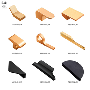 درج أثاث خزانة من سبائك الزنك عالي الجودة سحب بألوان ذهبية سوداء للمطبخ - Product Image 3