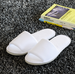 <span class=keywords><strong>L</strong></span>'hotel ospedaliero più popolare morbidezza moderata soft touch white spa guest pantofole usa e getta unisex <span class=keywords><strong>per</strong></span> hotel spa - Product Image 2