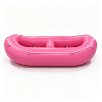 Bateau pneumatique gonflable en PVC de petite taille personnalisé pour 2 personnes, 9 pieds (275 cm), certification CE, épaisseur 1,8 mm, résistant à l'usure, pour la dérive