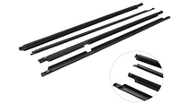 Embellecedor de ventana lateral de coche, 4 Uds., moldura de cinturón de puerta, burletes, cinturón de sellado apto para Toyota Corolla 2009 2010 2011 2012