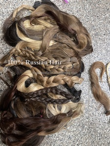 Perruque juive de meilleure qualité cheveux humains européens HD Lace Top 14 pouces pas de couche rangée bas surbrillance couleur pour les femmes - Product Image 5