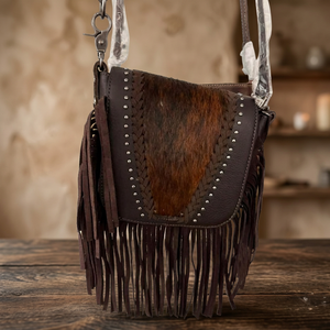 Sac à main en cuir véritable personnalisé BS INTERNATIONAL, style européen pour adultes, mode, fermeture éclair imperméable, imprimés animaliers, broderie - Product Image 1