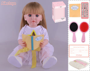 Poupée Reborn FiveStar de 56 cm en Vinyle et Caoutchouc, Jouet de Mode Réaliste pour Enfants, Idéale pour Lire des Histoires - Product Image 4