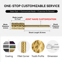 Outils pour ongles : Poudre de trempage, Grande fraise à ongles 5XC, Fraise à ongles professionnelle Berra 5 en 1 à coupe croisée pour manucure électrique