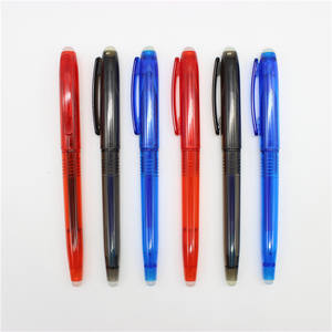 Pulpen isi ulang netral yang dapat dihapus untuk iklan plastik lebar menulis 0.5mm pena iklan cetak - Product Image 2