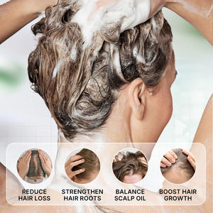 <span class=keywords><strong>Shampoo</strong></span> de Gengibre Antifinos e Para Crescimento Capilar de Marca Própria Natural Orgânico sem Sulfatos Para Engrossar e Antiqueda - Product Image 2