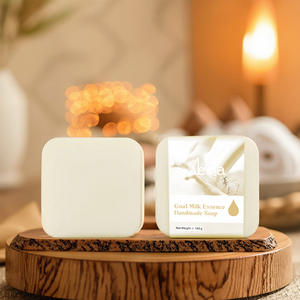 Jabón de esencia de leche de cabra hecho a mano, 145 gramos, jabón blanqueador e hidratante para adultos y niños con jabón de viaje con sabor a leche - Product Image 2