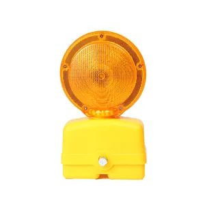 道路路障电池发光二极管灯信号警示灯建筑交通安全