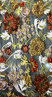 Broderie à paillettes, tissu en polyester, adapté aux robes de soirée élégantes haut de gamme pour femmes, personnalisable