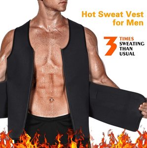 Gilet <span class=keywords><strong>Sauna</strong></span> Dimagrante in Neoprene per Allenamento, Canotta Regolabile per Sudorazione Intensa - Product Image 6