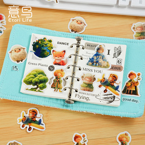 40 Pegatinas por Caja, Fieltro de Lana, <span class=keywords><strong>Serie</strong></span> Musical, Navidad y Halloween, Dibujos Animados, Decoración de Manualidades, Pegatinas para Sellado - Product Image 4