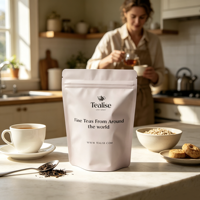 Pochette en plastique PE de haute qualité, autoportante, à trois côtés, résistante à l'humidité, de qualité alimentaire, avec fermeture éclair et option de logo personnalisé