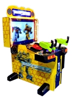 Console de jeu vidéo de tir à deux joueurs avec écran de 55 pouces, fonctionnant à monnayeur, pour salle de jeux commerciale intérieure (FEC)
