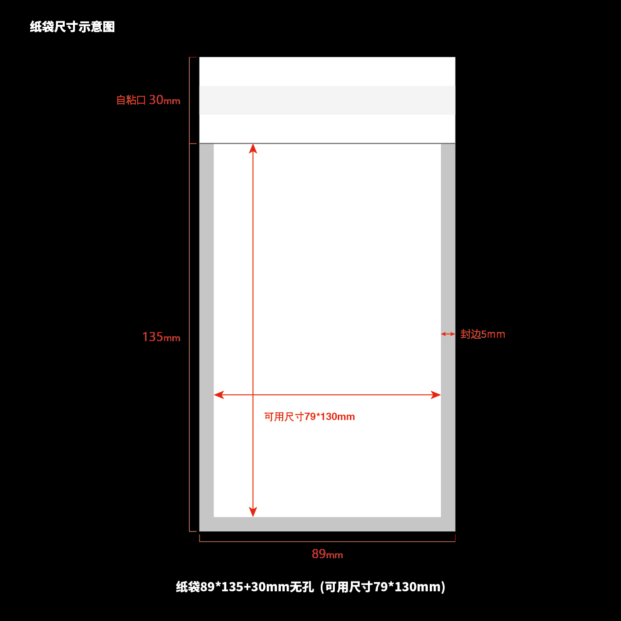 8.9*13.5+3cm(usage:7.9*13cm/3.1"*5.1")