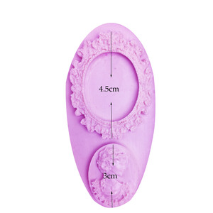 D0611 Khung Ảnh <span class=keywords><strong>Polymer</strong></span> Đất Sét Khuôn <span class=keywords><strong>DIY</strong></span> Silicone Khuôn Cho 3D Thủ Công Mỹ Nghệ Kẹo Bánh Sô Cô La Fondant Trang Trí Công Cụ - Product Image 6