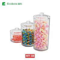Ecobox - Petits contenants ronds pour aliments en vrac, avec joint d'étanchéité, pour le stockage des bonbons