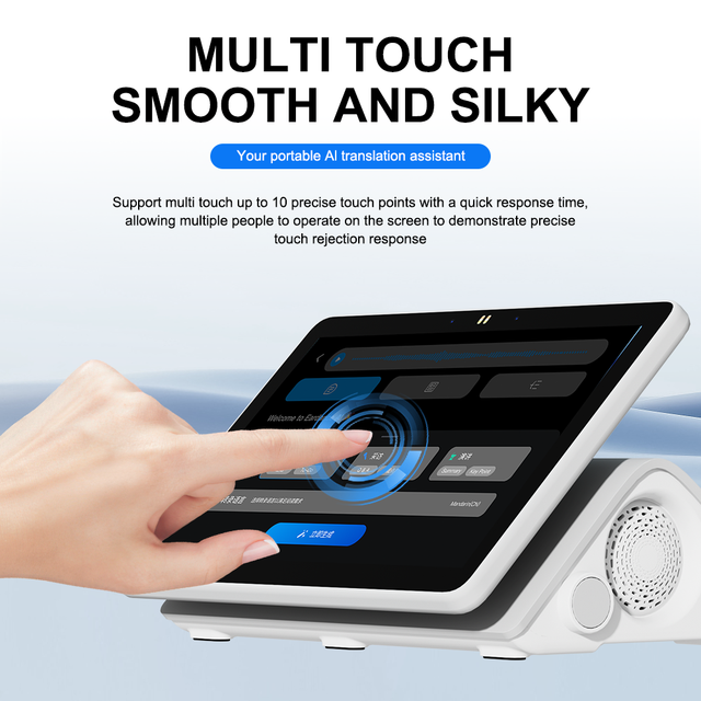 10.1-inch Face-to-face Artificial Intelligence Desktop Real-time Language Translator, Suitable for International Conferences