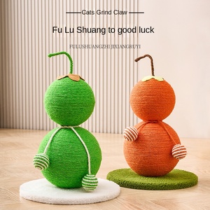 Katzen-Kratzbaum mit Klettergerüst, Integriertes Verschleißfestes Sisalseil, Krallenpflege-Zubehör für Katzen, Liebenswertes Katzenprodukt - Product Image 2