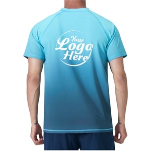 Men's Swim <b>Shirts</b> Rash Guard UPF 50+ UV Sun Protection Knitted 3D Pattern Quick Dry <b>100</b>% <b>Polyester</b> Customizable Fishing T-<b>Shirt</b> - Product Image 5