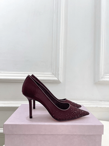 Zapatos Jimmy de Tacón Alto, Transpirables, con Malla, Modernos y Elegantes, Decoración de Diamantes en Degradado, Nuevo y Popular - Product Image 2