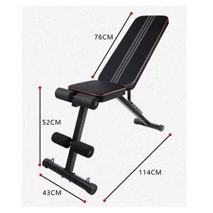 <span class=keywords><strong>Banc</strong></span> <span class=keywords><strong>de</strong></span> <span class=keywords><strong>musculation</strong></span> pliable en acier réglable avec inclinaison/declinaison pour la <span class=keywords><strong>musculation</strong></span> et l'entraînement avec poids - Product Image 2