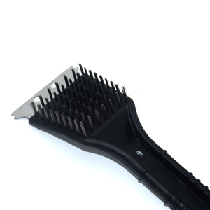 Xách tay BBQ làm sạch bàn chải thép không gỉ <span class=keywords><strong>scraper</strong></span> sắt dây bàn chải - Product Image 5