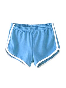 Gym <b>Shorts</b> Men's Breathable Elastic Waist <b>Grey</b> Hot New Casual Print Custom Polyester Worsted Knitted Fabric Logo Waist Keven - Product Image 3