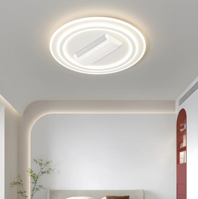 Smart High Ceiling Integrated Lighting Advanced Bladeless Technology Bladeless Ceiling Fan With Light