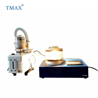 TMAX vakum Pulsing laboratorium termal Evaporator mesin lapisan karbon digunakan dengan kotak sarung tangan untuk jalur eksperimental