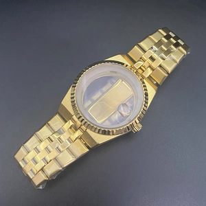 Pièces de rechange pour montre, boîtier en acier massif de 39,5 mm avec verre saphir, compatible avec le mouvement NH35 - Product Image 6