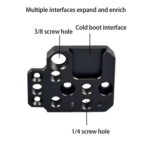 Plaque d'extension adaptateur avec trous 1/4 et 3/8 pouces, plaque de montage stabilisatrice à griffe froide pour stabilisateur <span class=keywords><strong>DJI</strong></span> <span class=keywords><strong>Ronin</strong></span> RS3/<span class=keywords><strong>RS2</strong></span>/RSC2/SC/S - Product Image 5