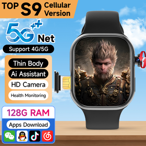 4G Smart <strong>Watch</strong> Unlocked with Camera, <strong>Android</strong> OS Smartwatch, SIM Card <strong>Support</strong>, Fitness Tracker, Heart Rate Monitor,Global Version - Product Image 3