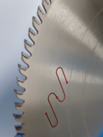 Lame de scie circulaire TCT de qualité industrielle, diamètre 18 pouces, 140 dents ATB, finition nitridée pour la coupe du bois, garantie 3 ans