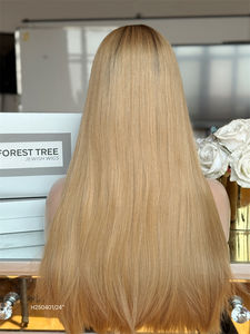 2025 Good Looking Fast Shipping Light Color HD Lace Jewish <b>Wig</b> Brazilian Remy Virgin Human Hair Long Length for <b>Women</b> - Product Image 4