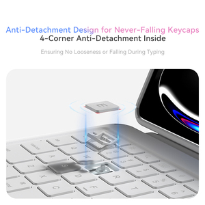 Nouveau clavier magique en alliage RUIDIAN RD02C, fin et compatible avec l'<span class=keywords><strong>iPad</strong></span> Pro 11 pouces M4, transfert par clé USB TYPF-C - Product Image 6