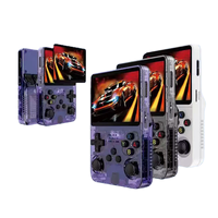 Console de jeu portable rétro LR Air Version R36S Mini, Rockchip RK3326, AK OS, 64 Go/128 Go, 3500 mAh, écran 3,5 pouces 640x480, jeux