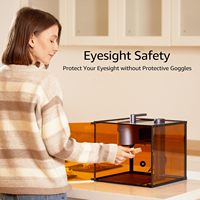 Nueva Cubierta Protectora LP4 para Grabador Láser Dual Deluxe 4, para Madera, Piedra, Plástico, Goma, Máquina de Grabado de Alta Precisión de 10W