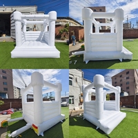 Yuedong 2.5M 3M blanc PVC château gonflable maison de rebond gonflable cavaliers commerciaux diapositives location 10ft