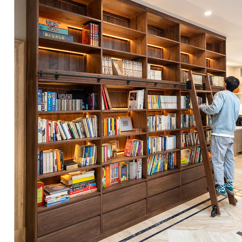 Modern Wooden Bookcase Bedroom Furniture for
