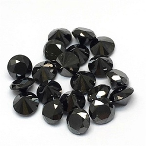 Diamant de laboratoire en vrac 3.75 MM et 0.20 CARAT de qualité AA, diamant noir en vrac naturel - Product Image 1