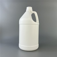 Bidon en plastique HDPE de 3800 ml (1 gallon) de couleur personnalisée pour détergent, liquide de nettoyage, huile moteur, huile de cuisson