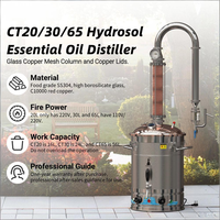 Petit extracteur d'huiles essentielles domestique pour plantes, machine de concentration d'huiles essentielles, distillateur en acier inoxydable et cuivre pur